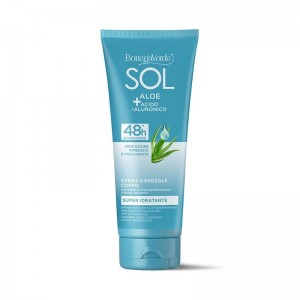 Крем для тіла після засмаги з гіалуроновою кислотою «SOL Aloe Acido Ialuronico» Крем для тіла після засмаги з гіалуроновою кислотою «SOL Aloe Acido Ialuronico»